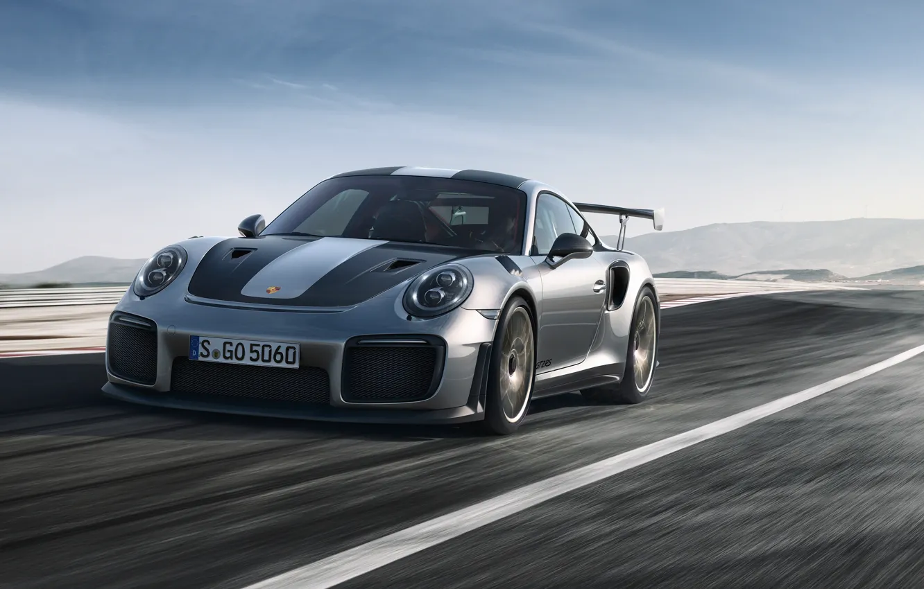 Photo wallpaper car, Porsche, sky, Porsche 911 GT2 RS