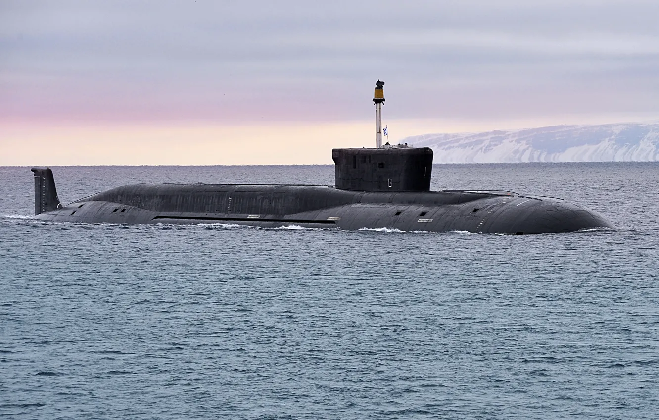 Photo wallpaper submarine, the project 955, Boreas, SSBN, Vladimir Monomakh