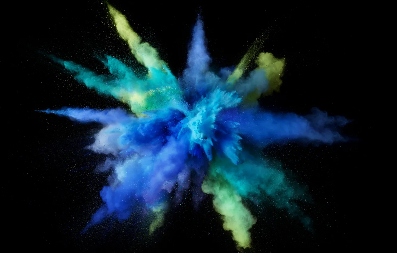 Photo wallpaper Apple, Mac os, macOS, Color Burst, 5K, An explosion of color