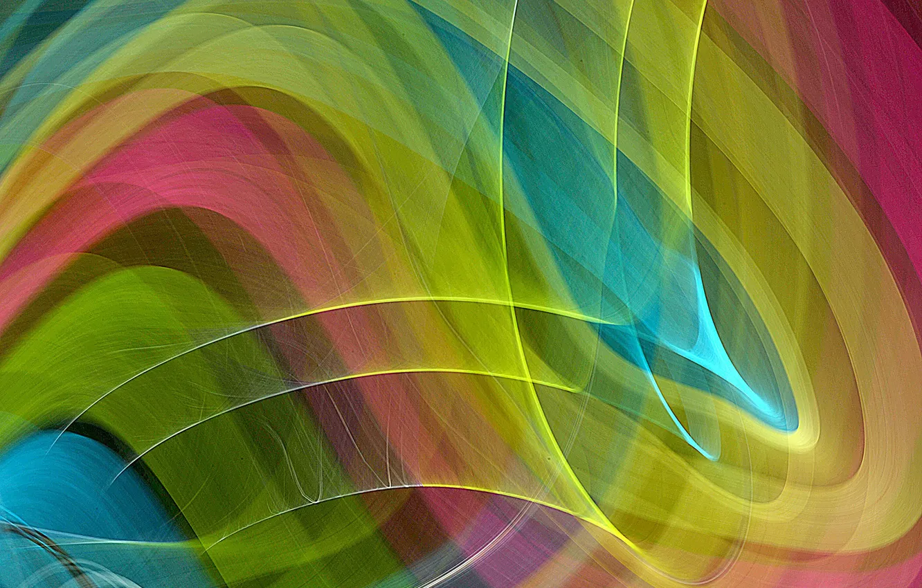 Photo wallpaper rays, light, line, color, Ouham