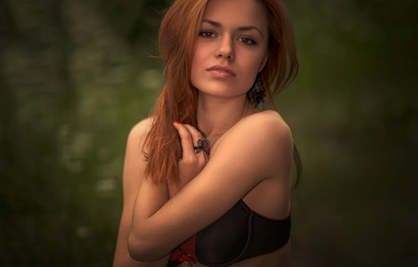 Photo wallpaper look, model, portrait, Dmitry Bulatov