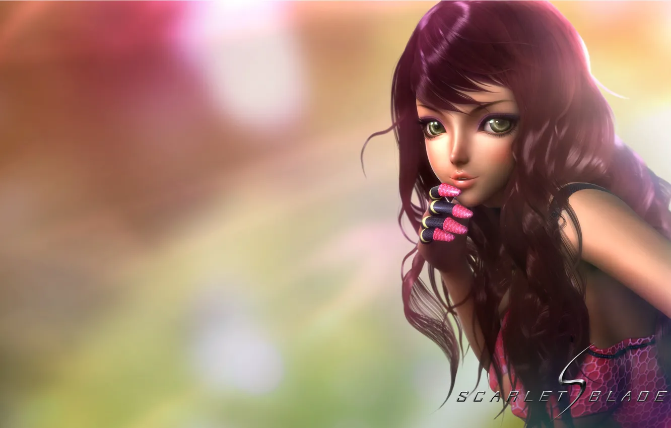 Photo wallpaper girl, MMORPG, scarlet blade