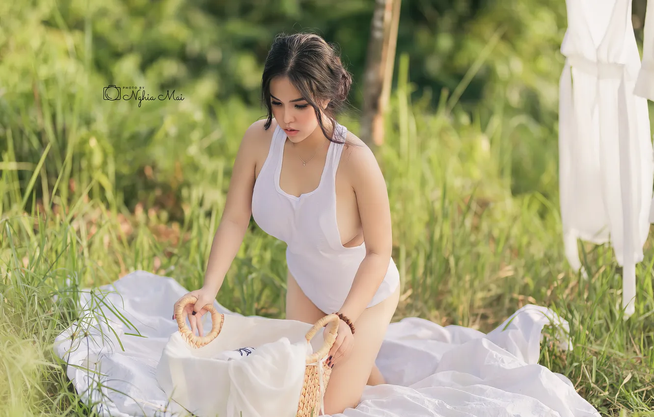 Photo wallpaper China, girl, sexy, girls, woman, model, asian, cute