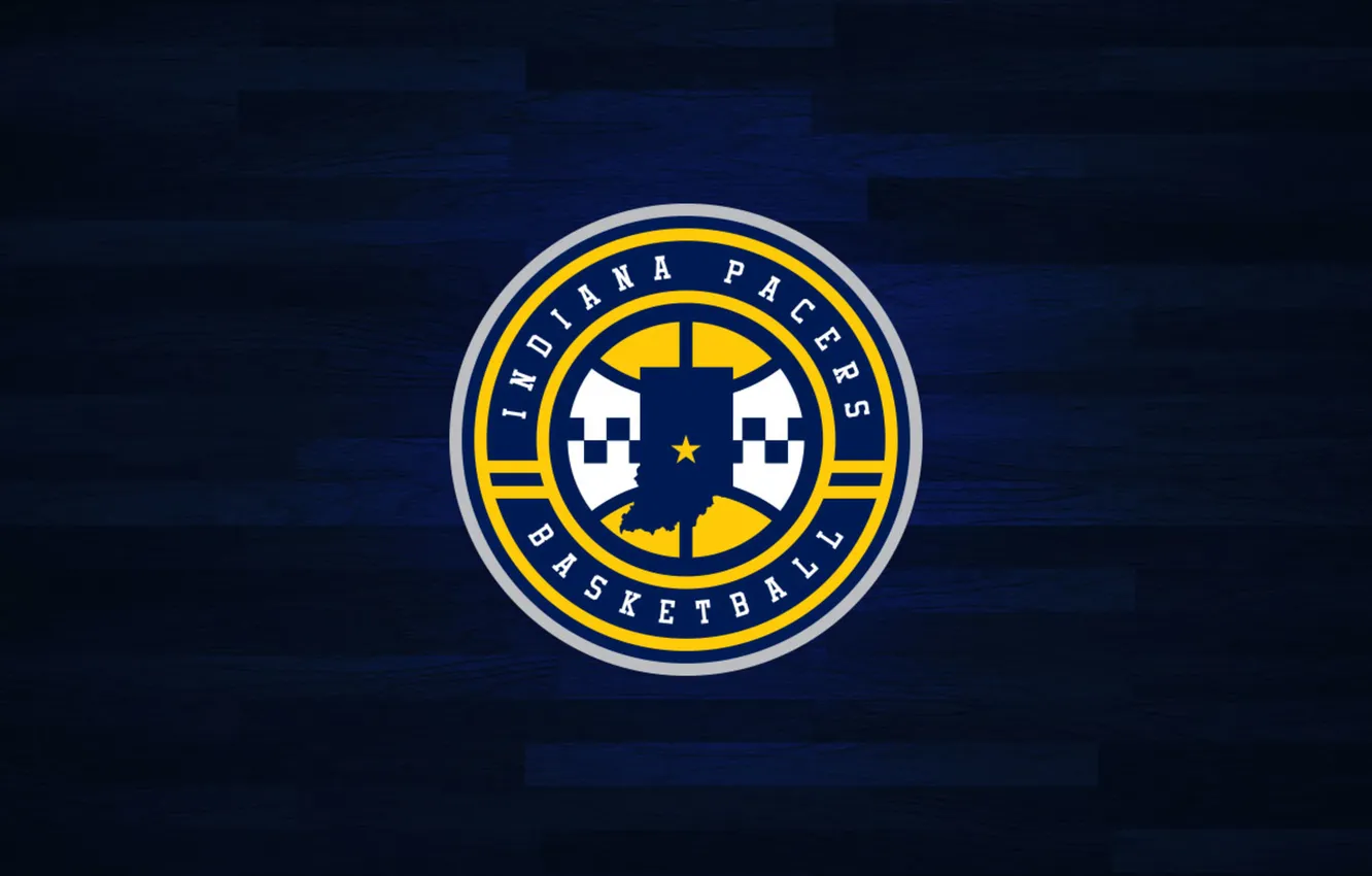 Photo wallpaper logo, basketball, symbol, NBA, Indiana Pacers, Pacers, Indiana, Emblem