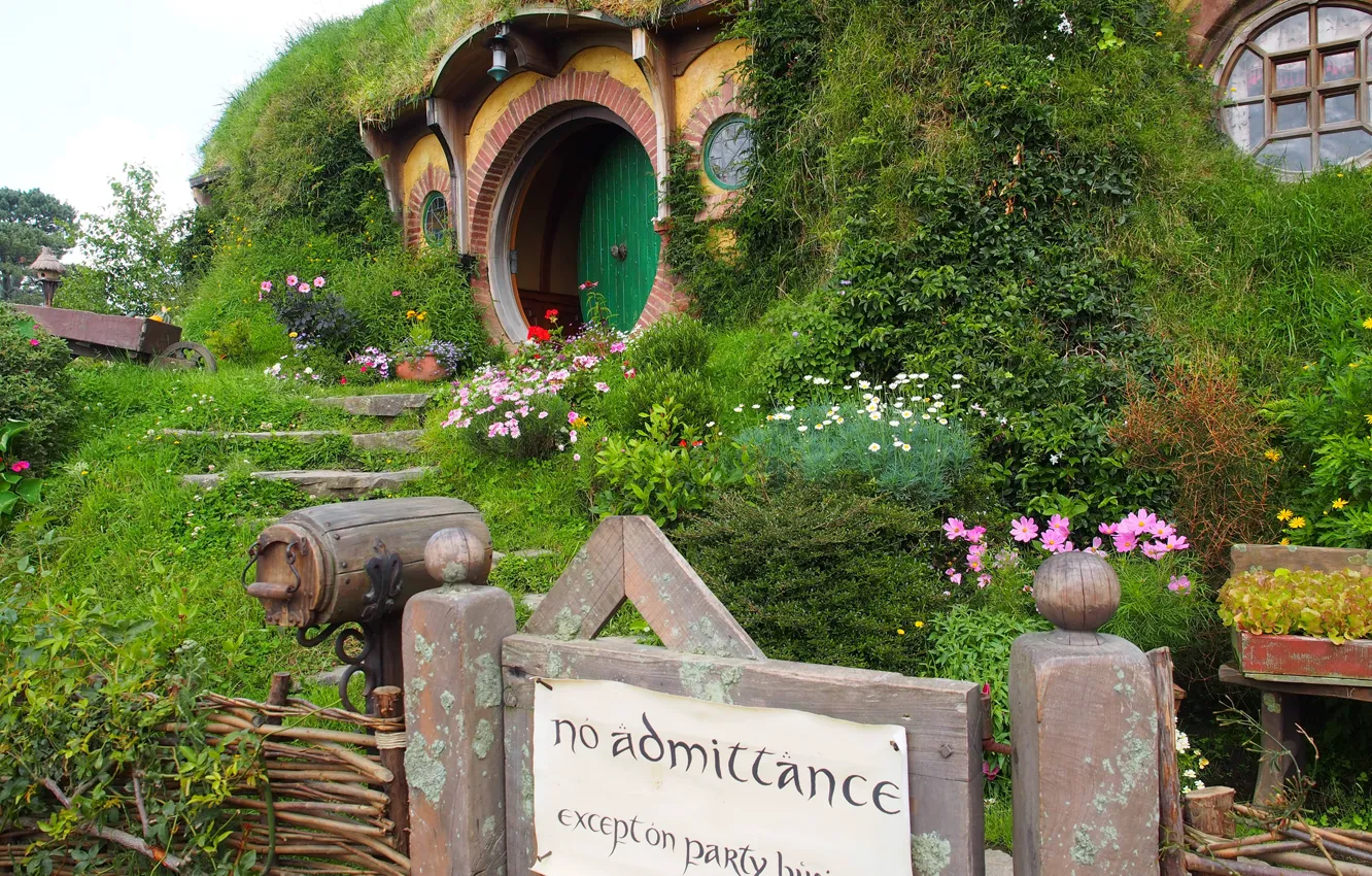 Photo wallpaper Nora, ladder, wicket, ad, Torba on the Steeper, The hobbit