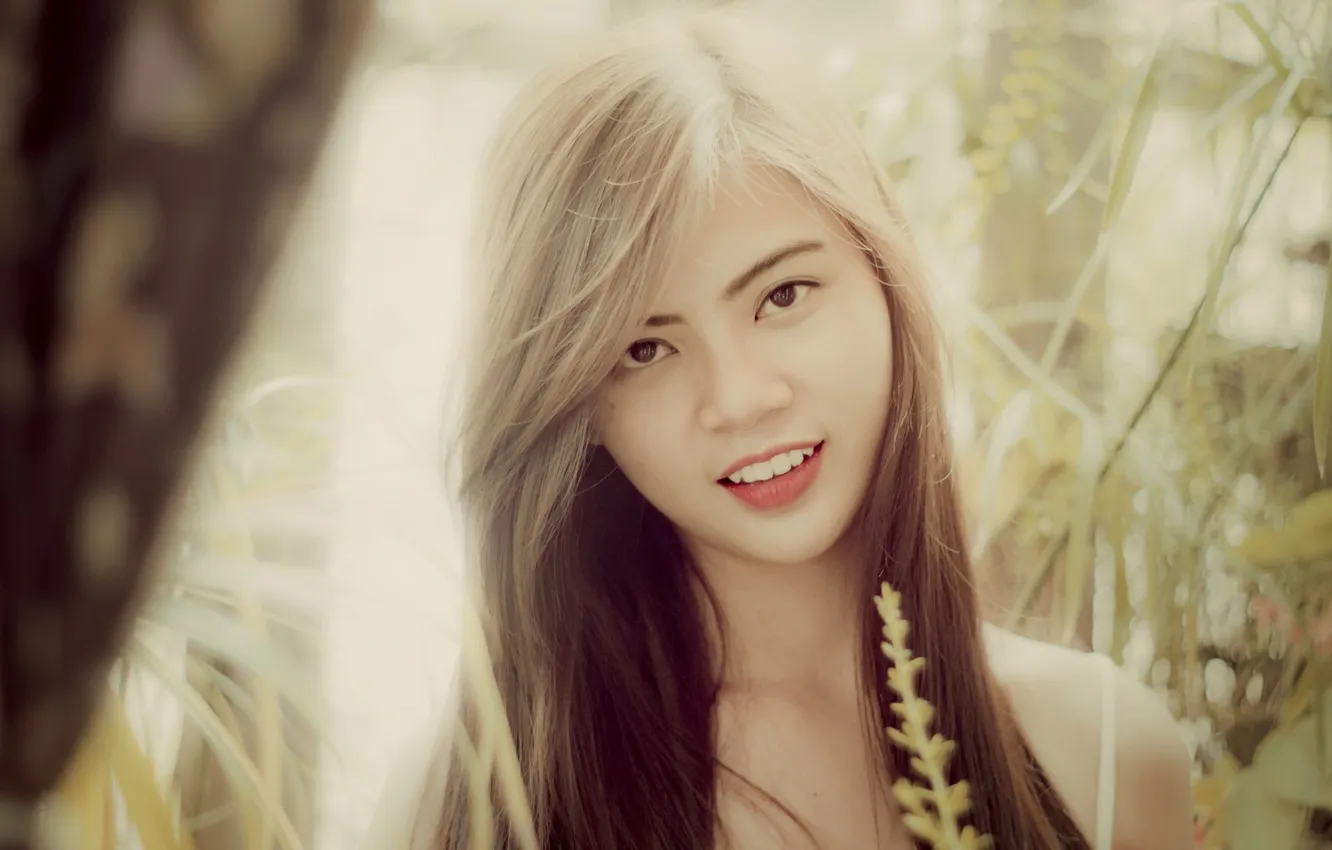 Photo wallpaper look, girl, portrait