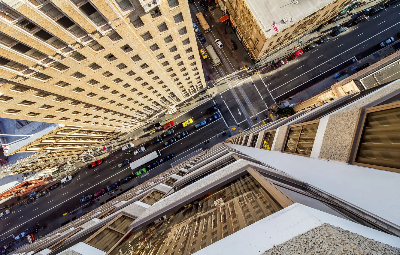 Photo wallpaper the city, street, San Francisco