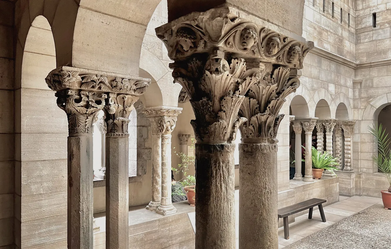 Photo wallpaper castle, posts, Palace