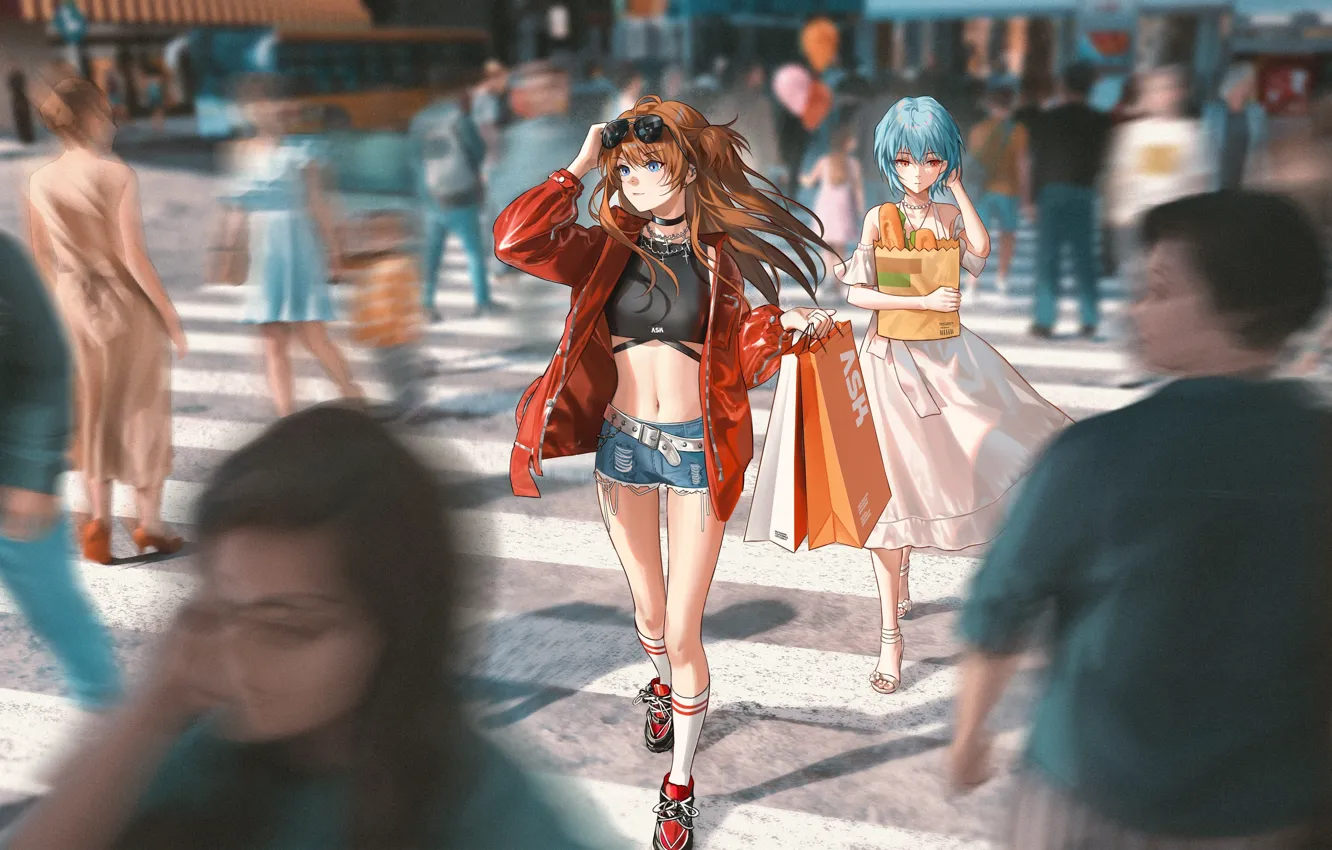 Photo wallpaper game, Video Game, Girls of anime