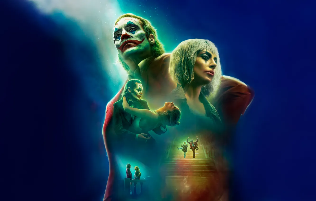 Photo wallpaper Joker, two, New Dawn, slide