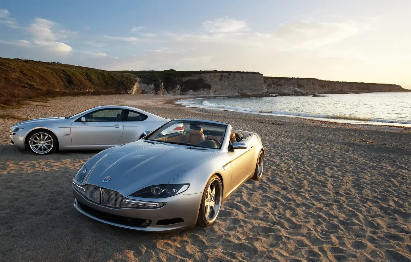 Photo wallpaper sand, sea, beach, the sky, shore, Fisker, Fisker Tramonto