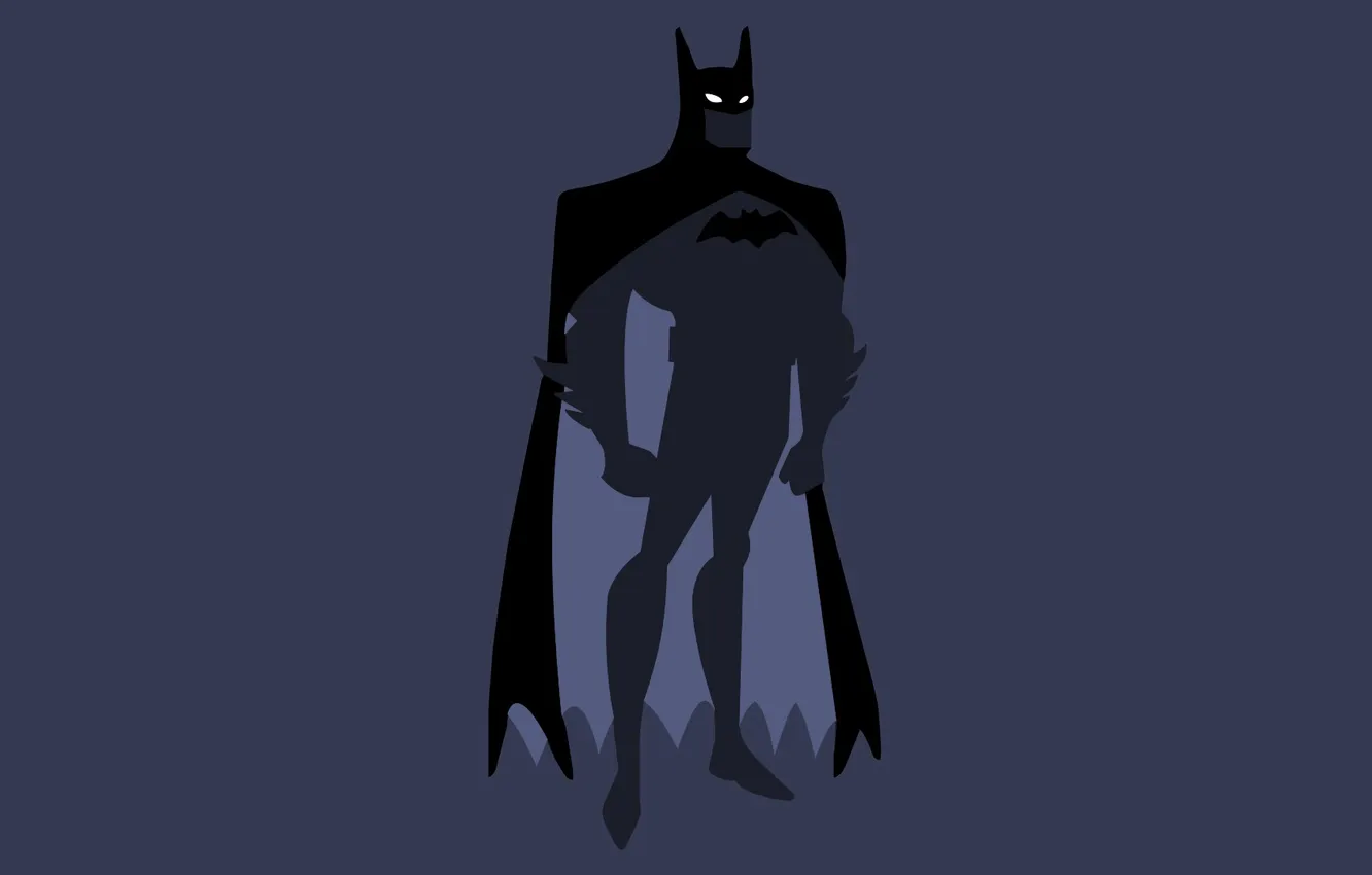 Photo wallpaper minimalism, minimal, Batman, Batman, DC Comics, Justice League, Justice League