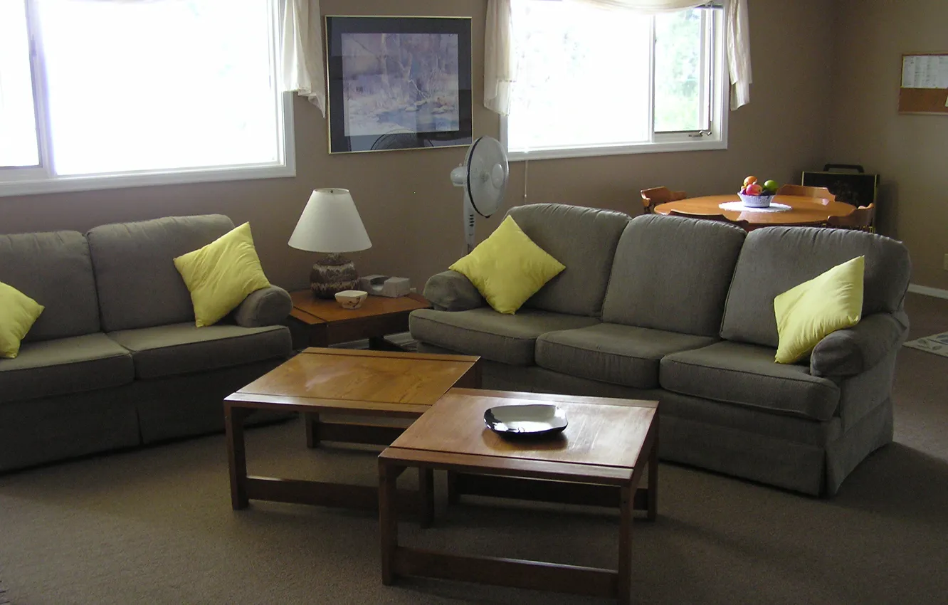 Photo wallpaper design, style, home, interior, cottage, living room