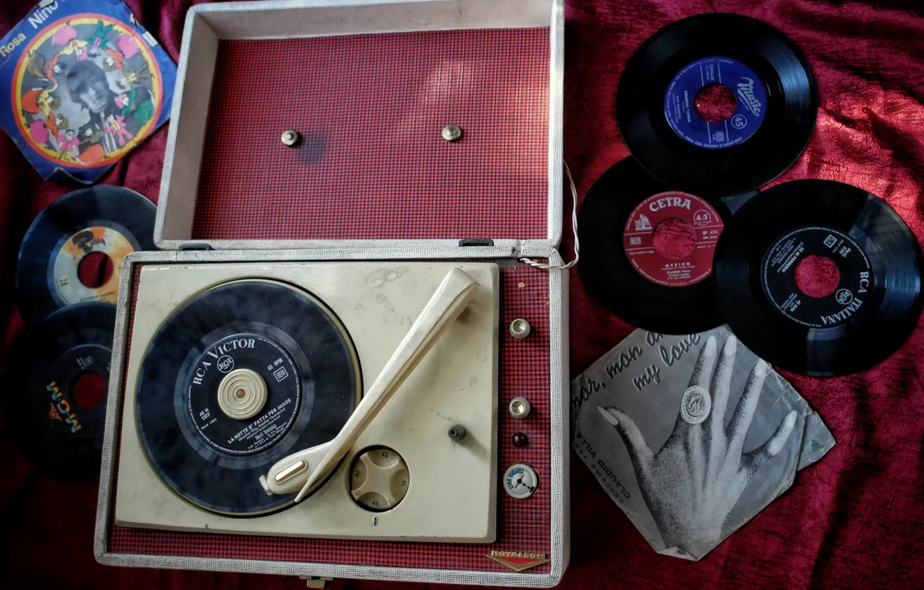 Photo wallpaper music, vinyl, record, record player