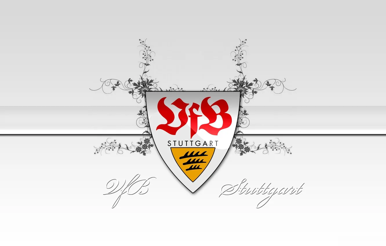Photo wallpaper wallpaper, sport, logo, football, VfB Stuttgart