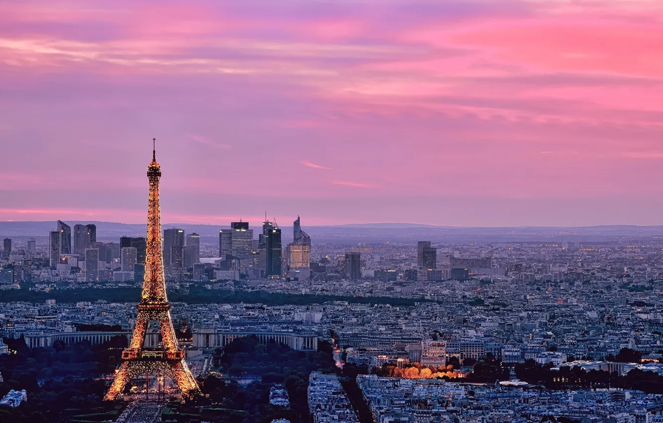 Photo wallpaper the sky, the city, building, tower, Paris, home, horizon, France