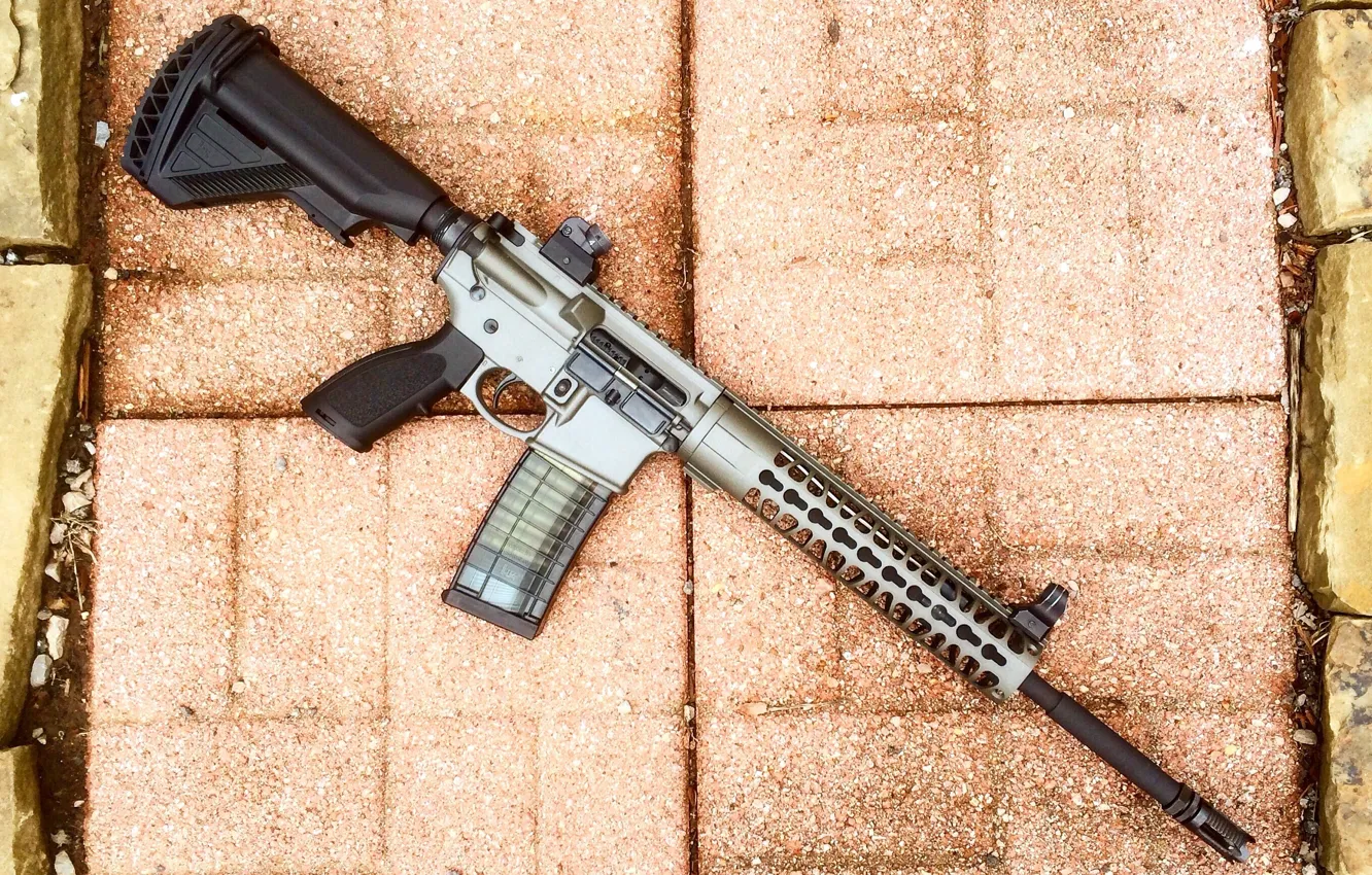 Photo wallpaper weapons, AR-15, assault rifle