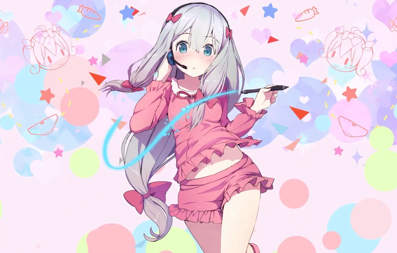 Photo wallpaper anime, girl, EroManga Sensei