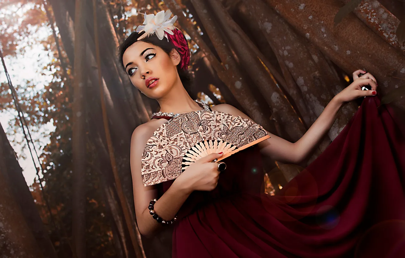 Photo wallpaper girl, style, Marissa Langton