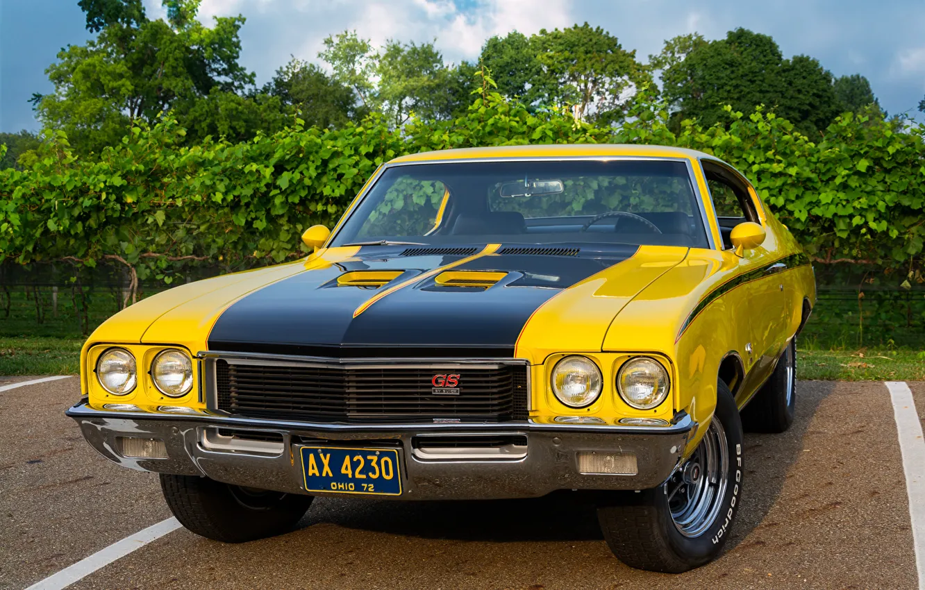 Photo wallpaper classic, the front, 1972, Buick