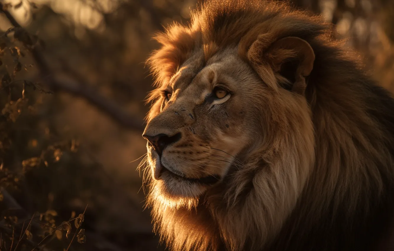 Photo wallpaper face, portrait, Leo, digital art, AI art, The Art of Artificial Intelligence, neural network