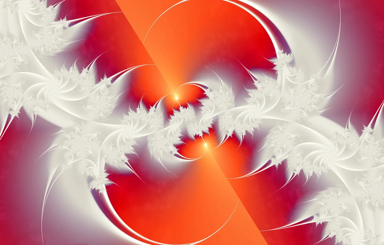 Photo wallpaper pattern, fractal, symmetry