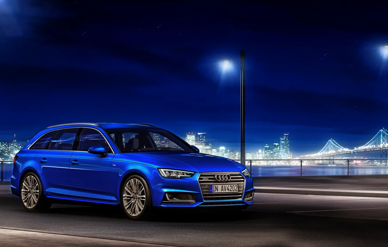 Photo wallpaper Audi, Audi, TDI, blue, quattro, universal, Before, 2015