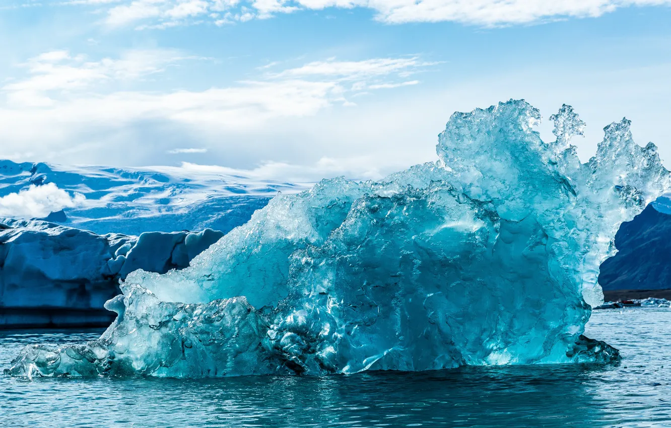 Photo wallpaper ice, sea, photo, iceberg