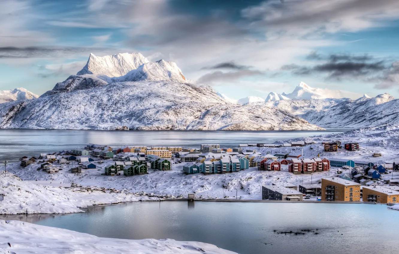 Photo wallpaper Greenland, Nuuk, Vestgronland