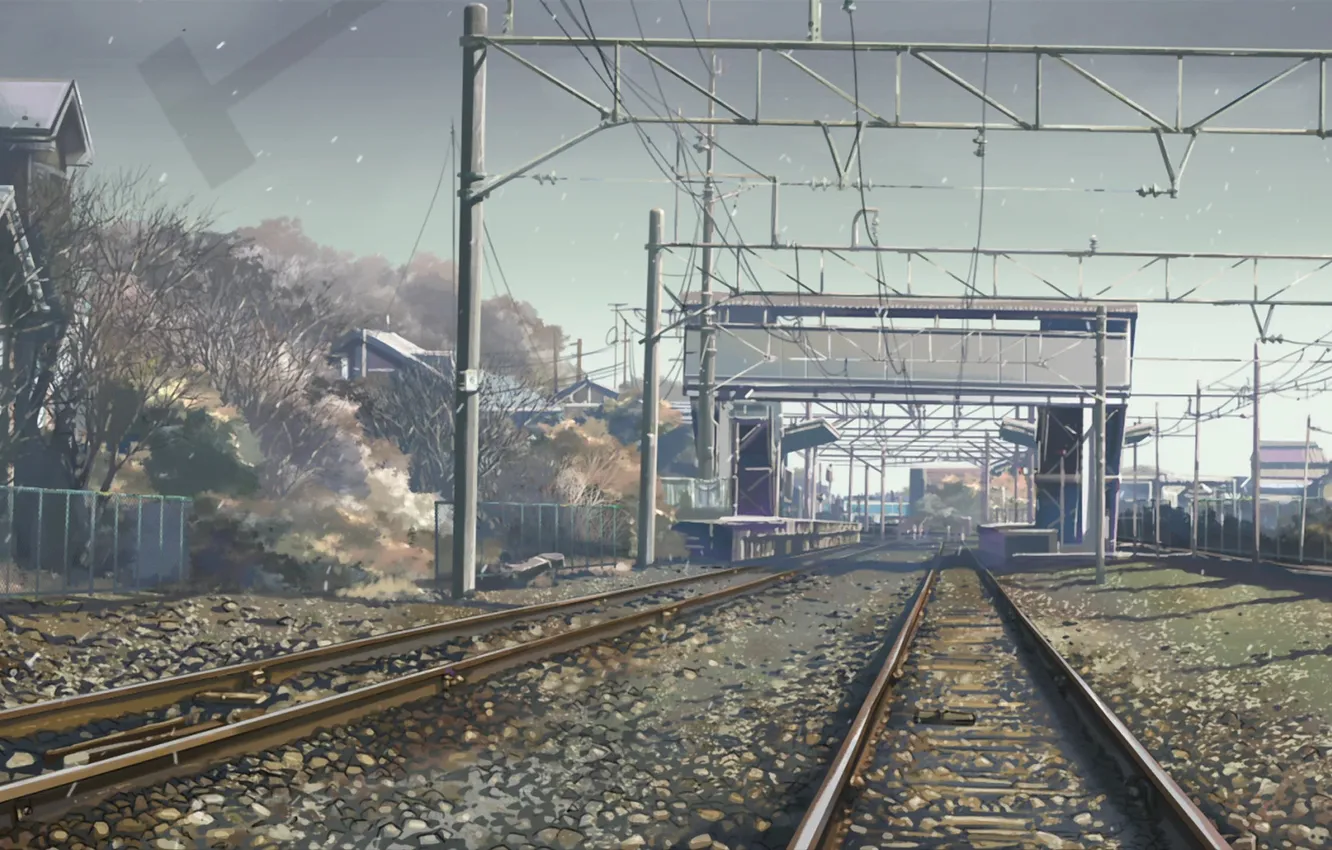 Photo wallpaper 5 centimeters per second, Makoto Xingkai, W/d
