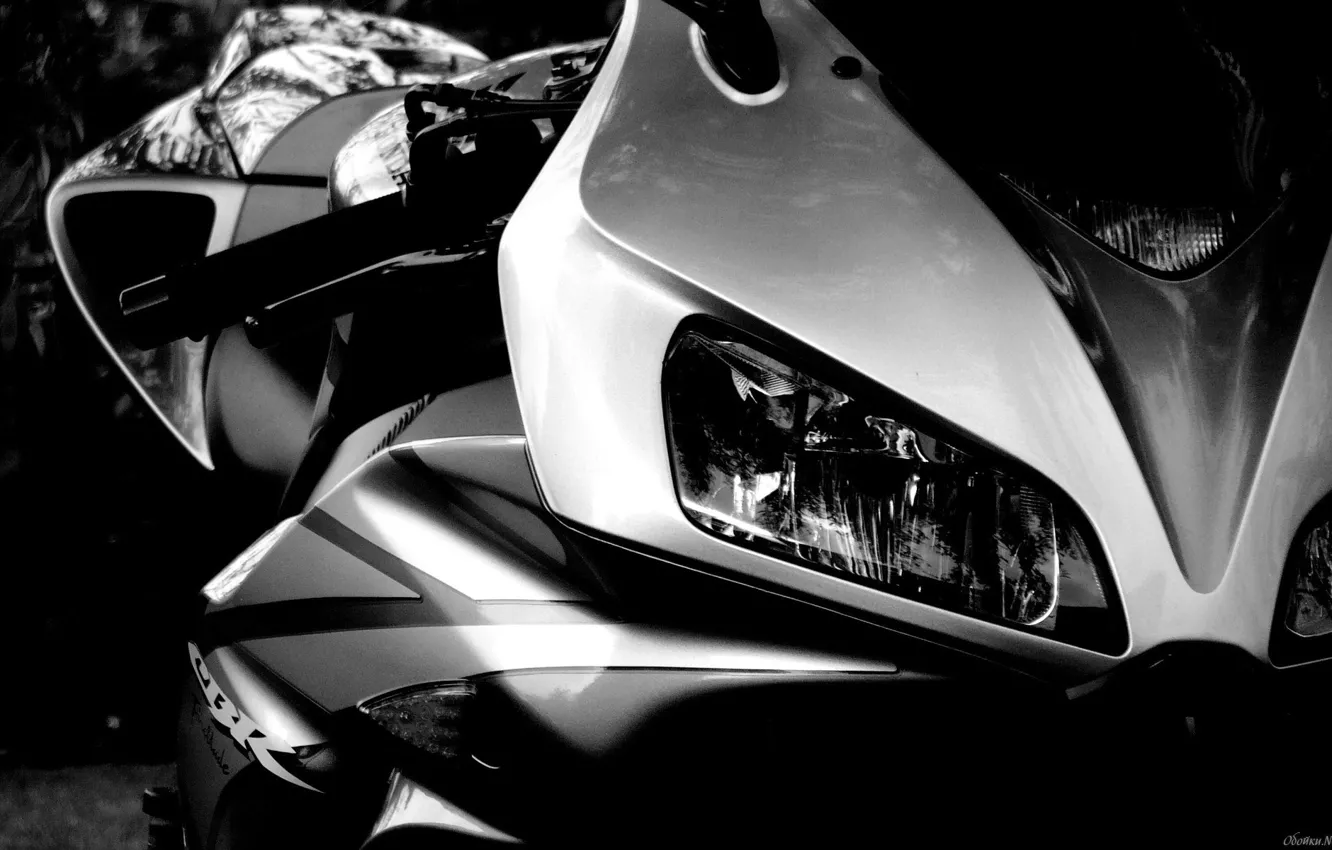 Photo wallpaper Moto, Headlight, motorcycle, cbr