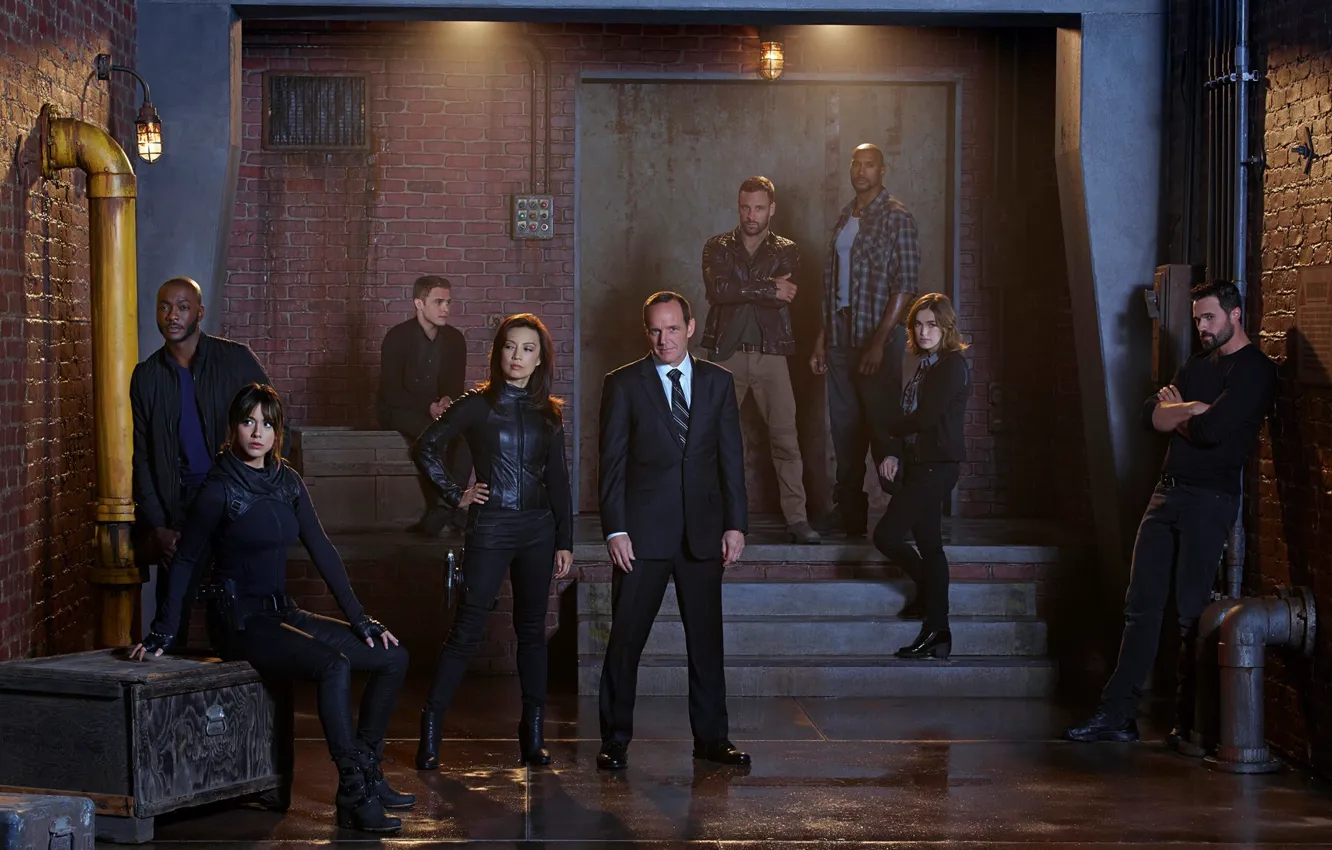 Photo wallpaper base, The series, actors, Movies, Shield, Agents of S.H.I.E.L.D
