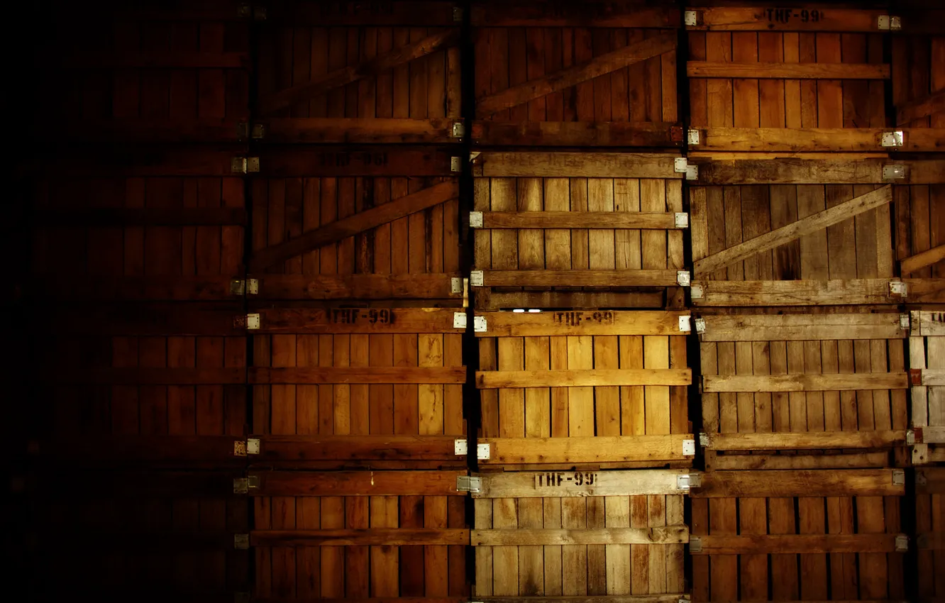 Photo wallpaper photo, creative, composition, boxes, different, the basement, box