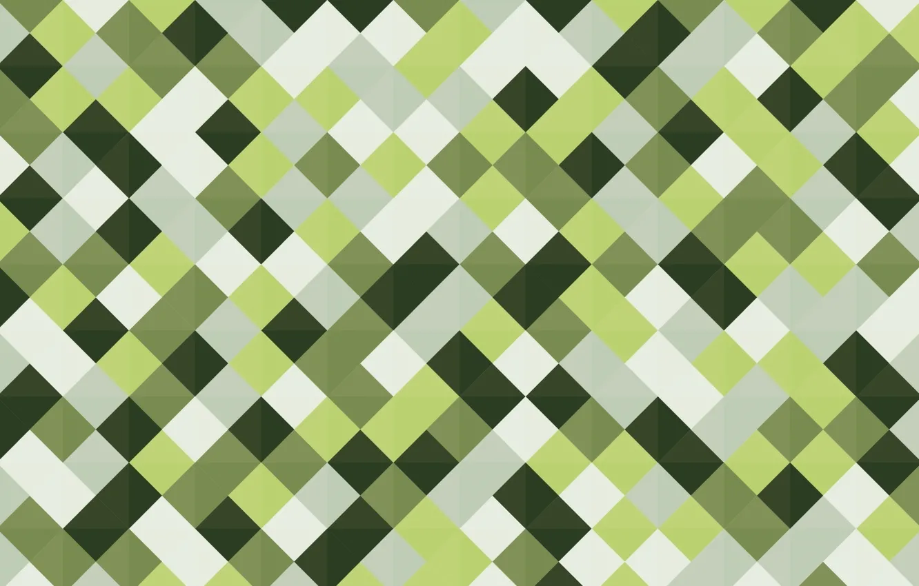 Photo wallpaper color, line, green, graphics, vector, squares, geometry