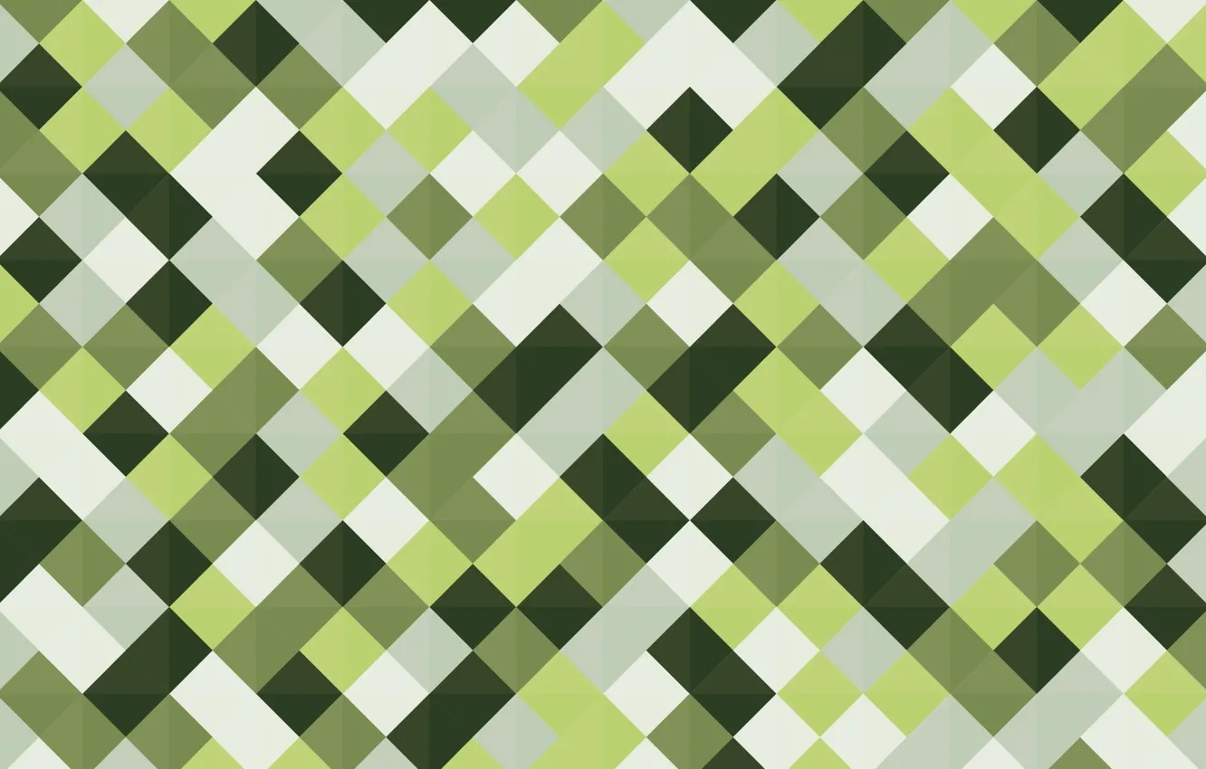 Photo wallpaper line, green, graphics, color, vector, squares, geometry