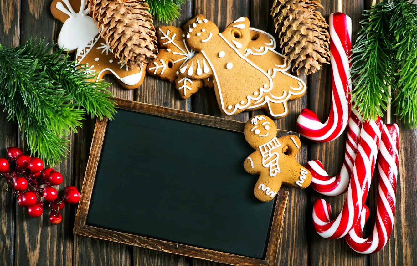 Photo wallpaper snow, decoration, gift, toy, tree, new year, Christmas, Christmas