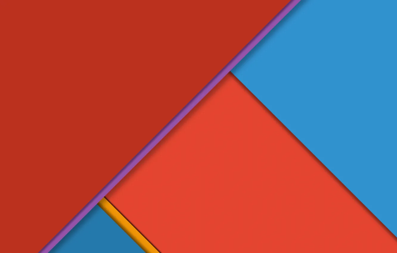 Photo wallpaper line, red, blue, geometry, design, color, material