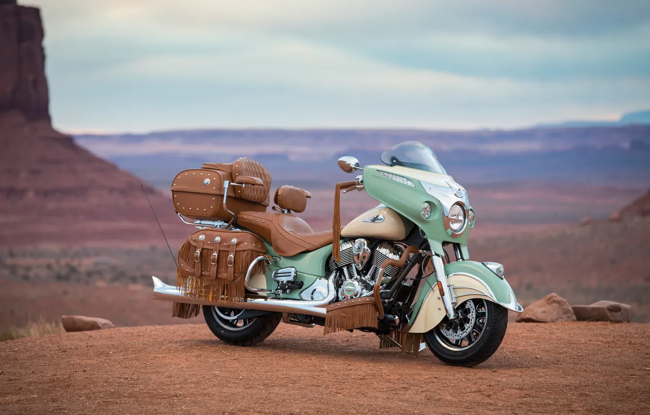 Photo wallpaper motorcycle, chopper, Indian, cruiser