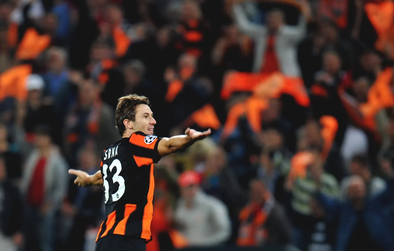 Photo wallpaper football, Darijo Srna, Donetsk, Miner, Player, Shakhtar