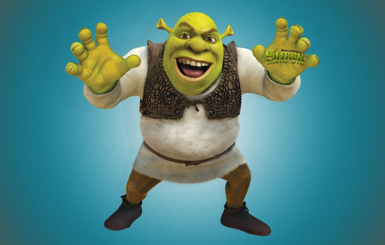Photo wallpaper cartoon, Shrek, Shrek Forever After, Shrek forever after