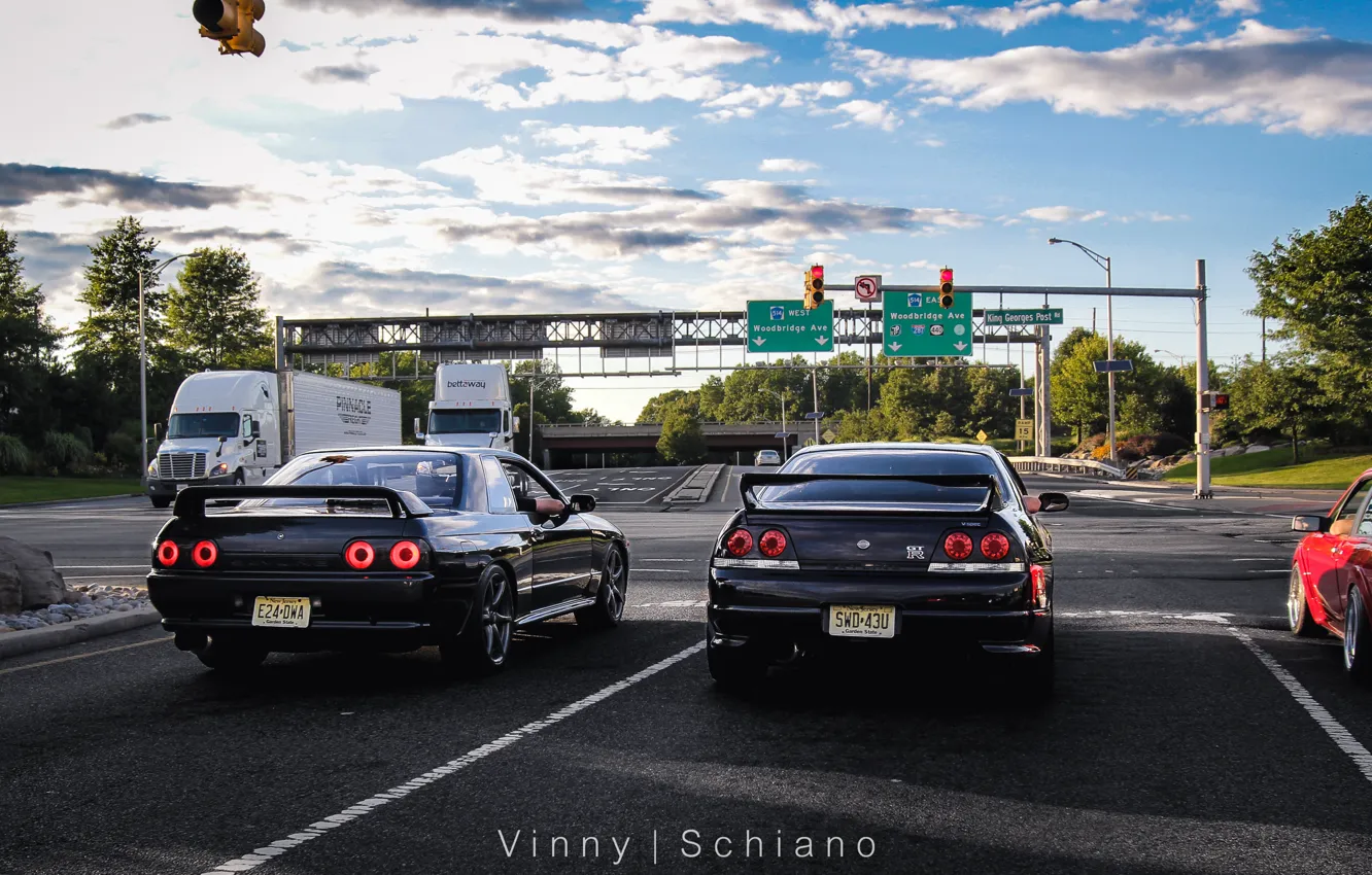 Photo wallpaper Nissan, GT-R, R33, Skylin