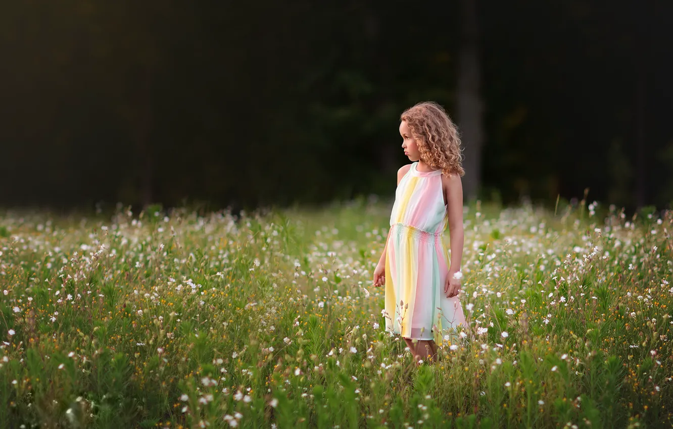 Photo wallpaper summer, nature, girl