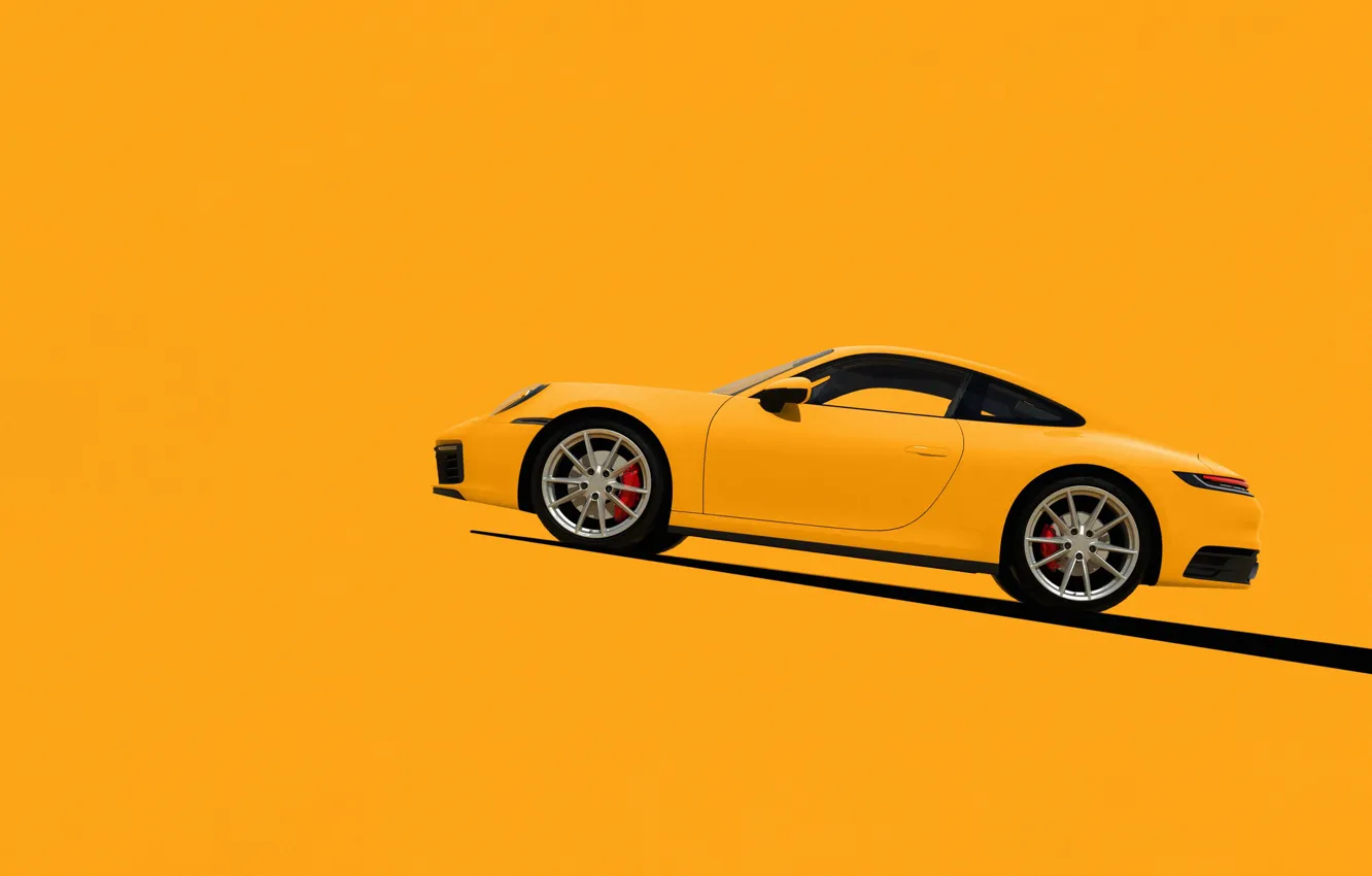 Photo wallpaper Auto, 911, Machine, Render, Porsche 911, Rendering, Supercar, Porsche 911 Carrera S
