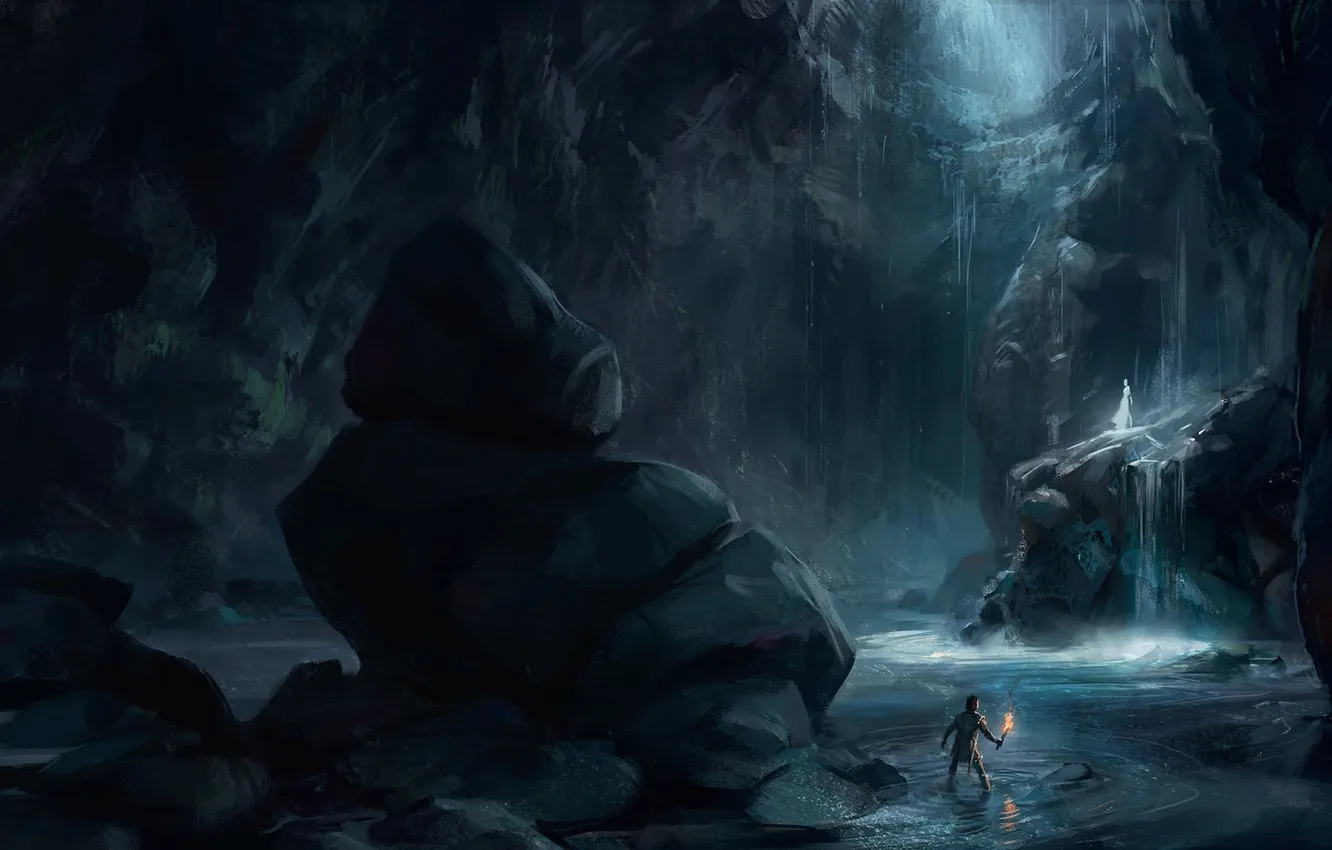 Photo wallpaper art, cave, The Oracle