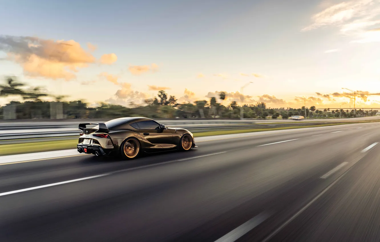 Photo wallpaper car, Toyota, Toyota Supra, Supercar