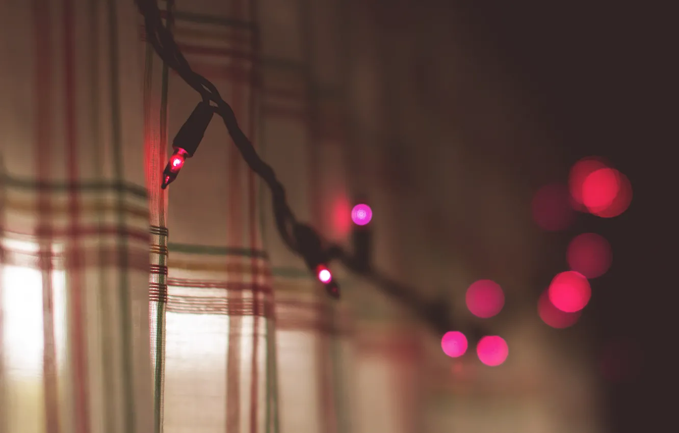 Photo wallpaper holiday, home, garland