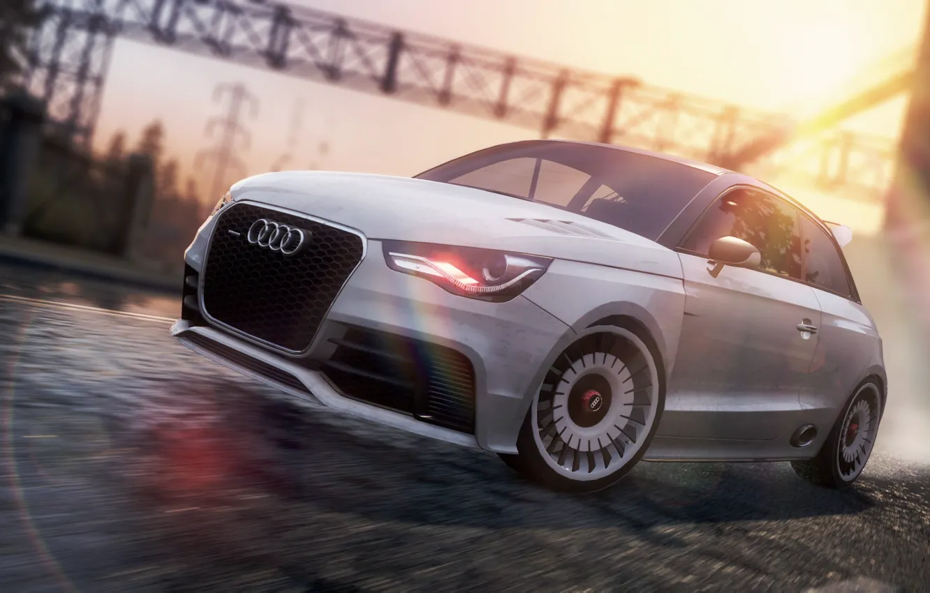 Photo wallpaper race, car, need for speed most wanted 2, Audi A1 Clubsport Quattro