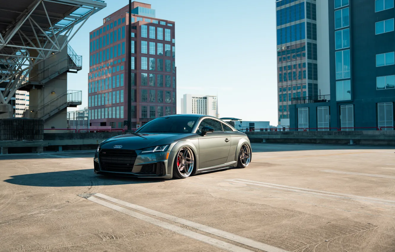 Photo wallpaper Audi, City, Building, Town, TT RS, Audi TT RS