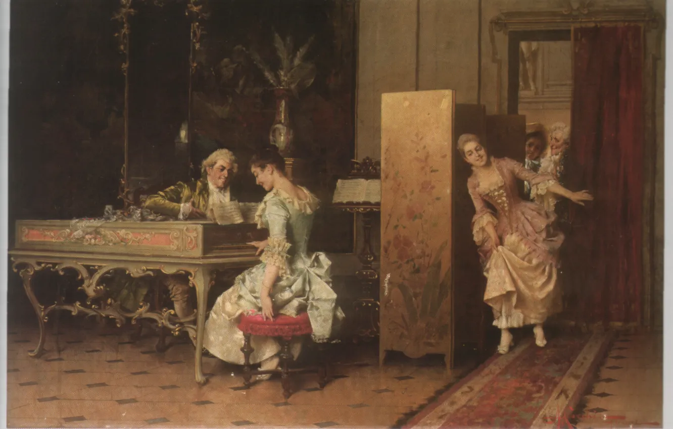 Wallpaper CECCHI, AND CAVALIER, YOUNG LADY images for desktop, section ...