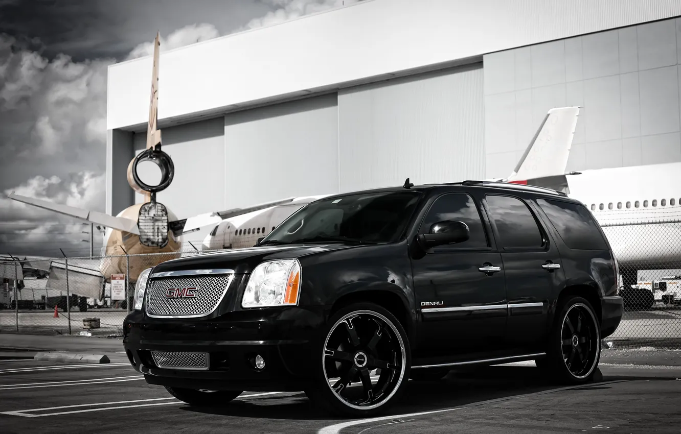 Photo wallpaper wheels, color, GMC, Denali, Yukon, lowered, matched, Gianelle